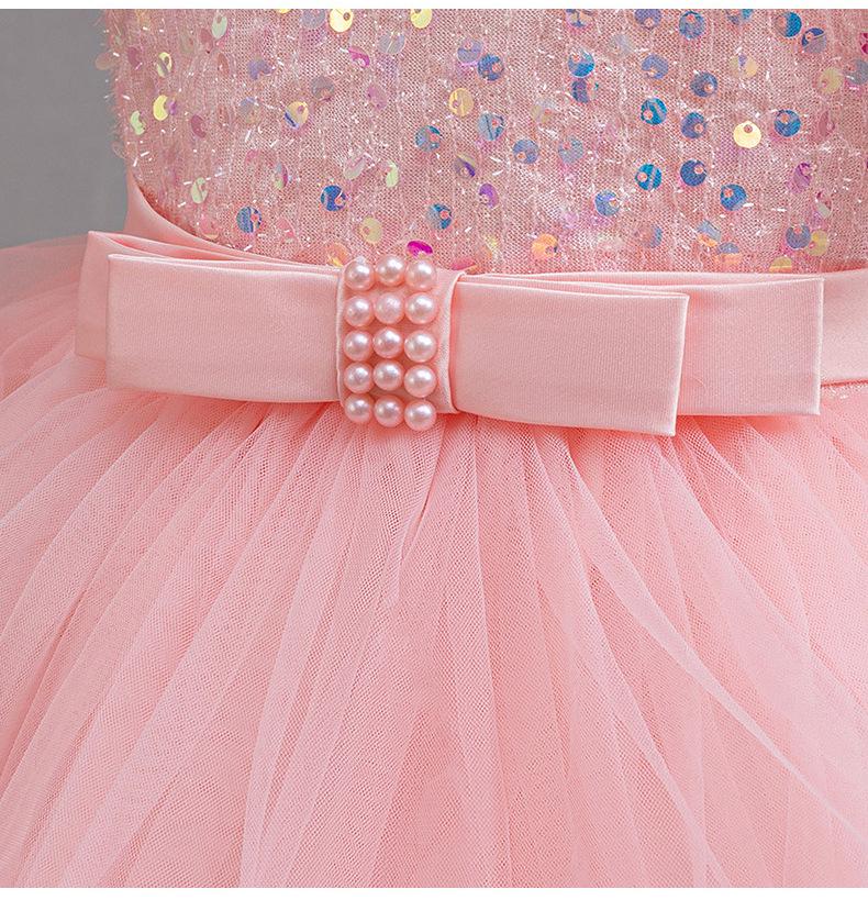 Mädchen Puffrock Formelles Prinzessinnenkleid für Hochzeiten und Veranstaltungen