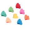 100pcs Mini Claw Clips Heart Shape Tiny Cute Hairpin Hair Accessories Children Colorful Hair Clamps