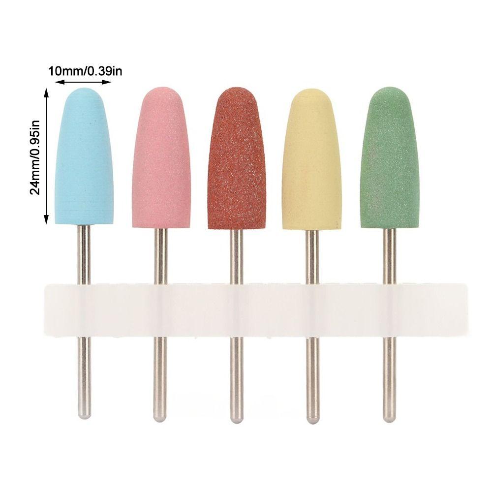 5 Stück Weiches Silikon Silikon Nagelhautentferner Nagelbohrer