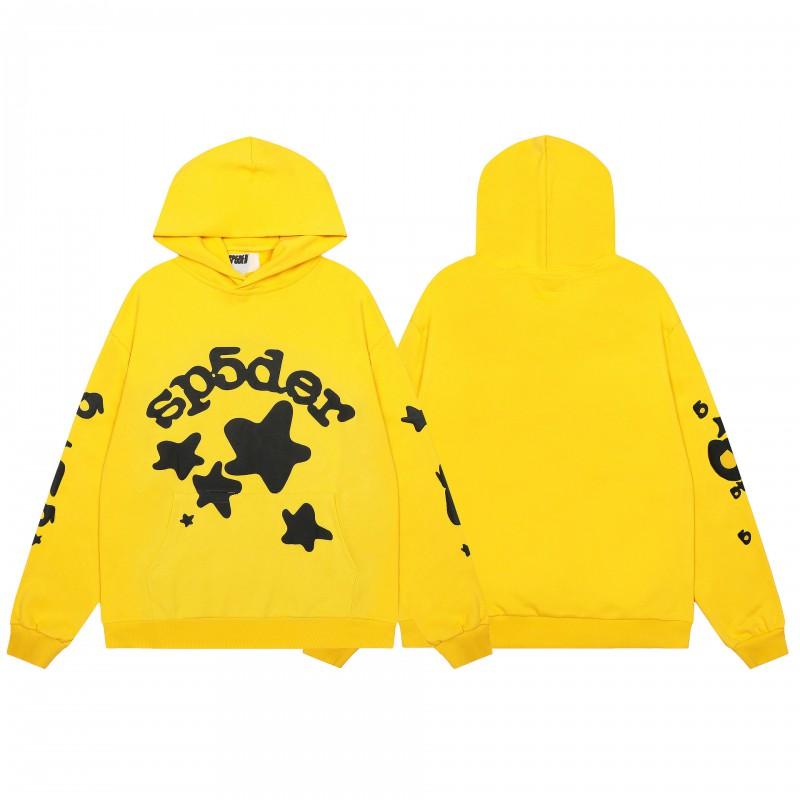 Mens Spider Web Graphic Hoodie High Street Loose Fit Long Sleeve Pullover Teens