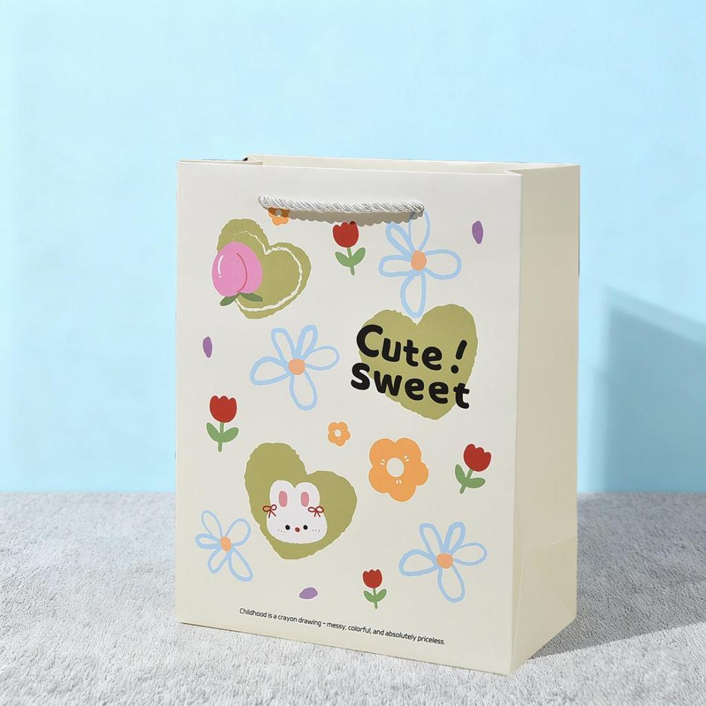 Creative Cartoon Tote Bag - Fresh Style, Multiple Sizes