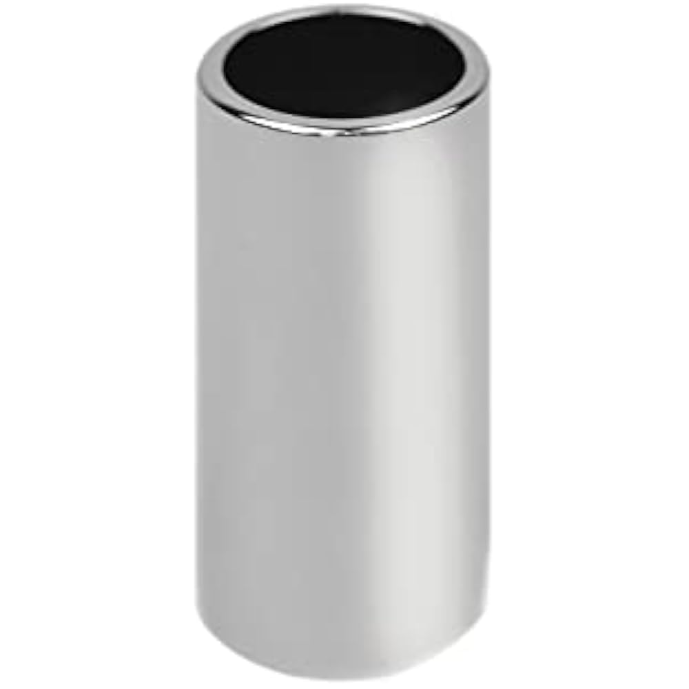 D'Addario Daddario Slide Bar Chrome Plated Solid Brass Chrome Plated Brass Slide PWCBS-SS (Small)...
