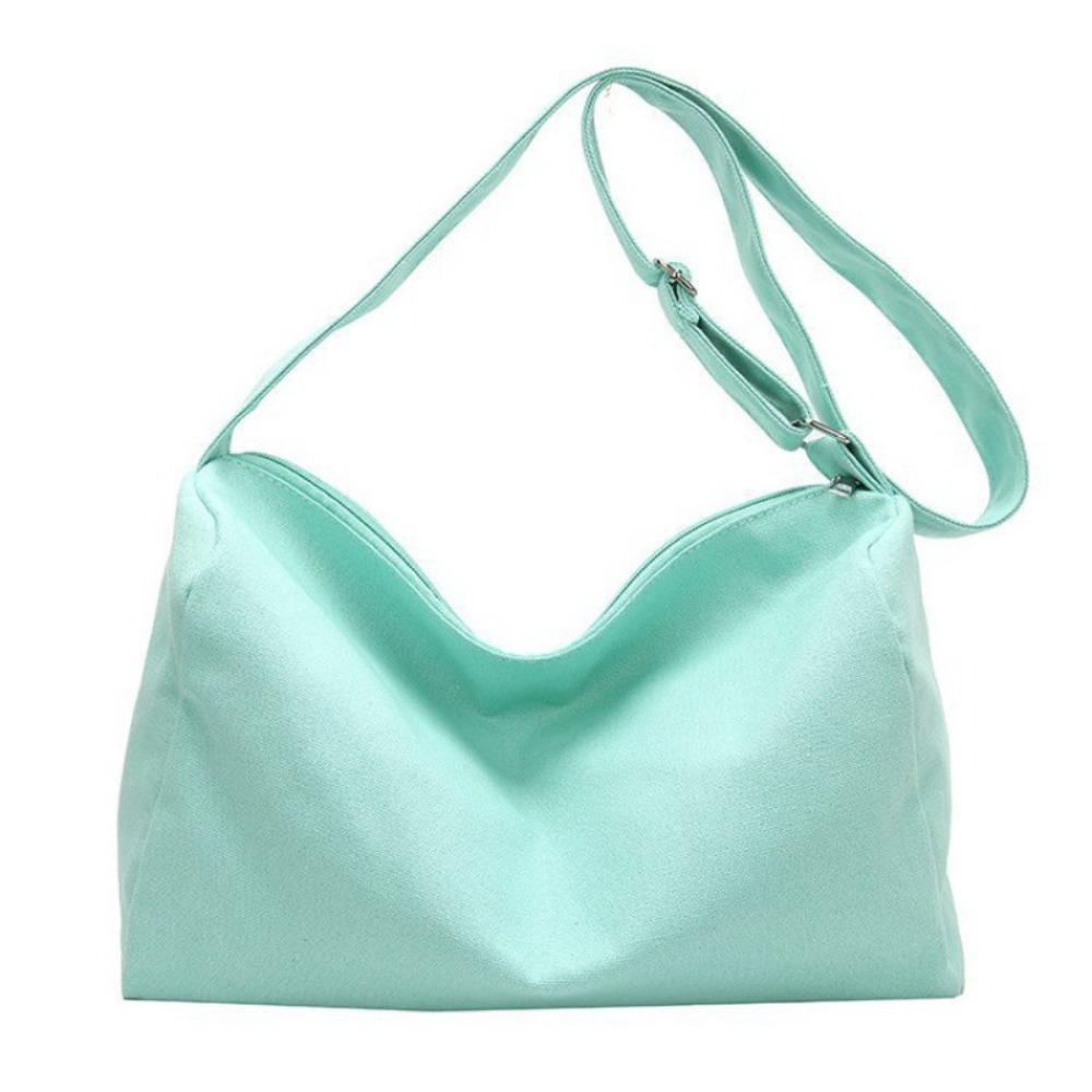 

Tote Underarm Dumpling Bag Casual Single Shoulder Bag Fashionable Canvas Crossbody Bag Shopping светло-зеленый