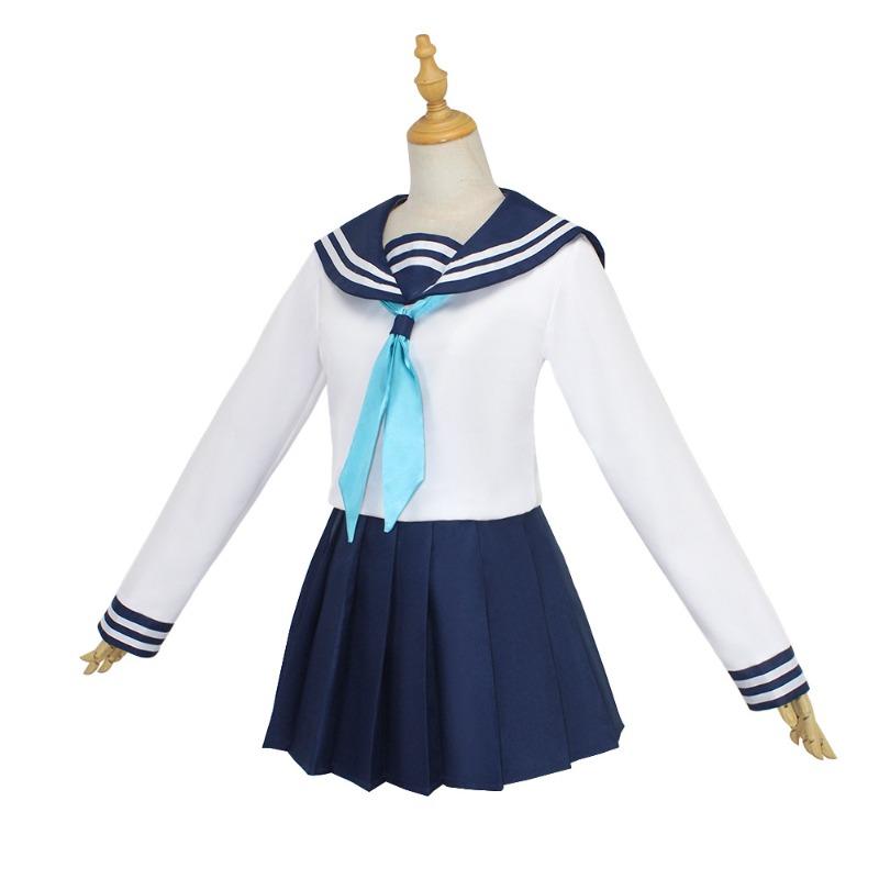 Kanako Naoko eyeing the tiger Kanako sailor suit animation costume female