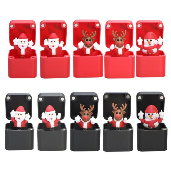 Vtipné dárky pro legraci Prostředníček v krabičce Kancelářský vtip Dárková krabička na žert Novinka Žertovný dárek k narozeninám, svátkům