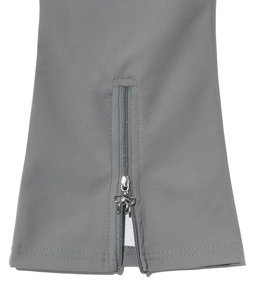 PEACE MAKER Ts Ribbon Zip Pants (Grey)