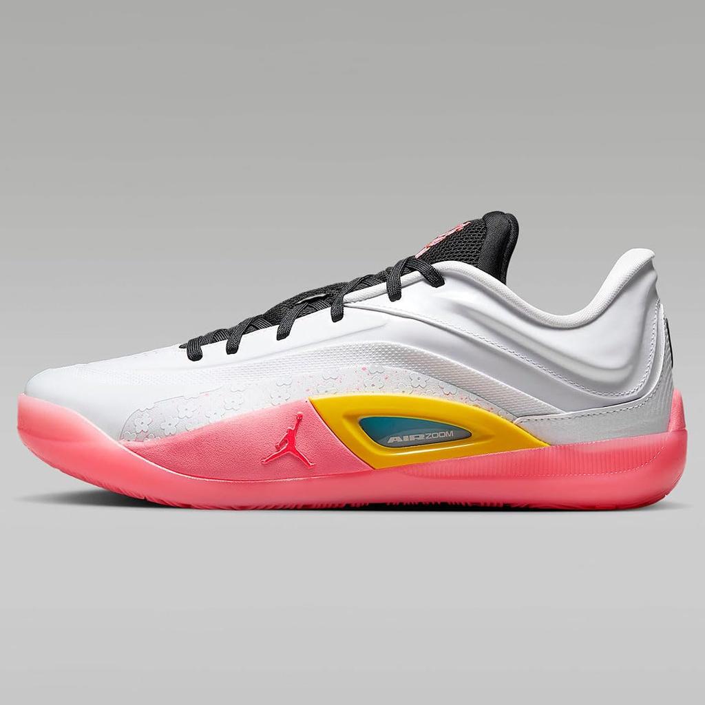 Nike Zion 4 PF Sharonda Punch Size White/Black/Tour Yellow/Hot FD0591-101 28.0cm