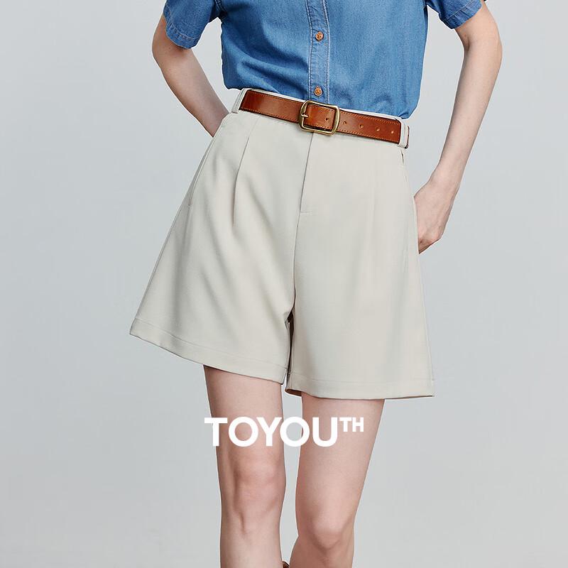 Chuyu Women s Pleated Wide-Leg Pocket Shorts 27