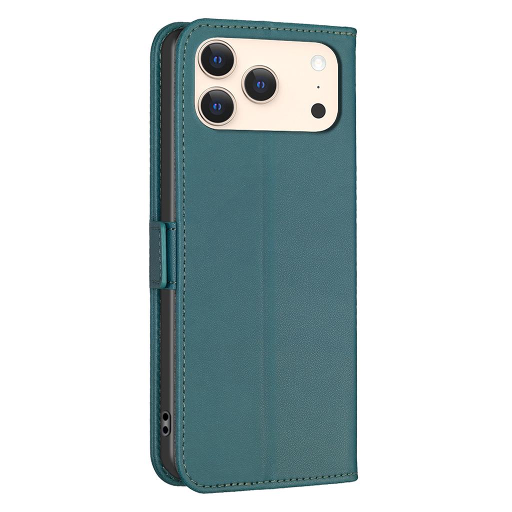 For iPhone 17 Pro Max Case BINFEN COLOR BF31 PU Leather Flip Folio Phone Wallet Cover
