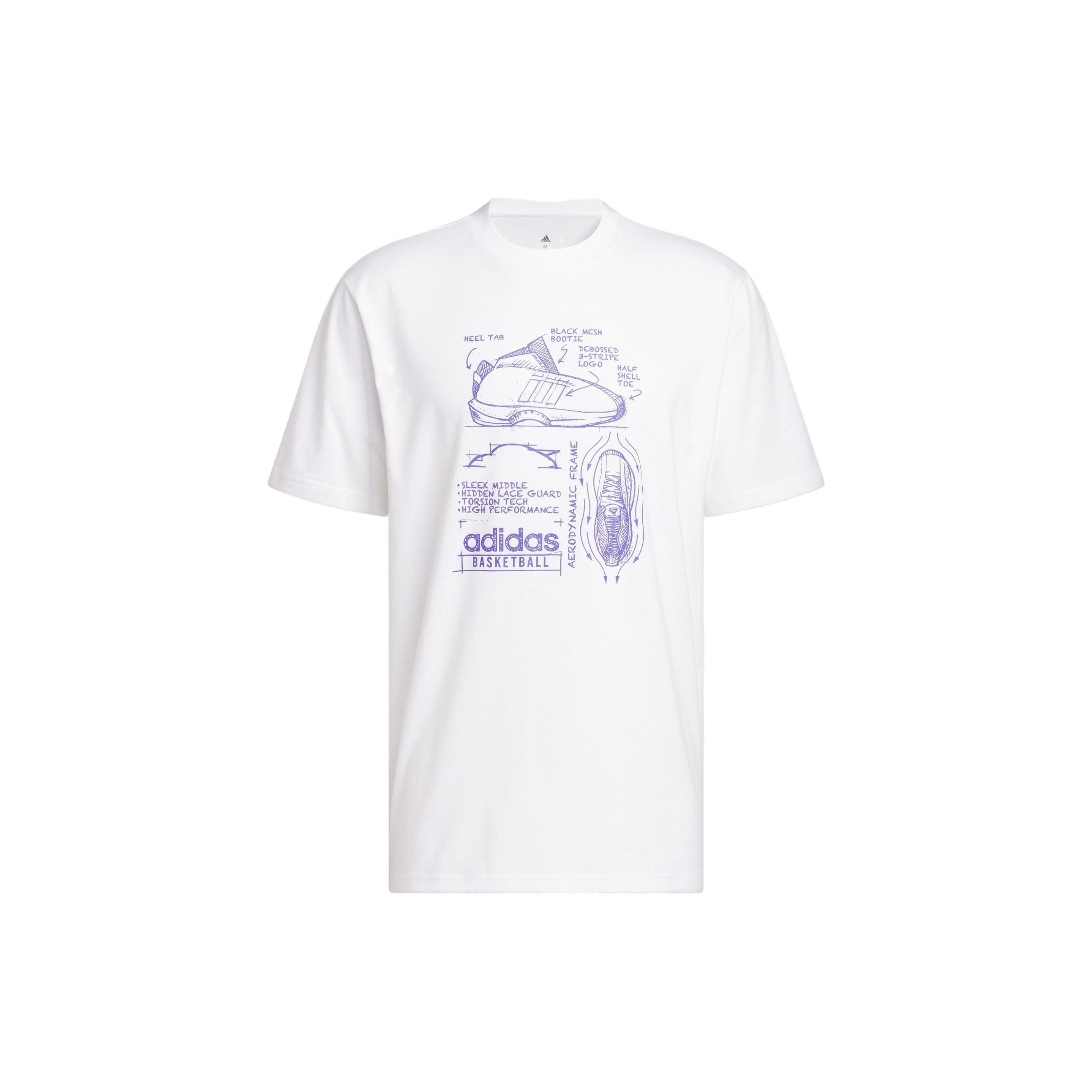 adidas Kobe Crazy 1 T-Shirts White Men s IA3264 XXXL