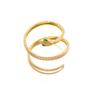 High-end Light Luxury Fashionable Snake-shaped Round Bracelet with Buckle for Women, Same Style