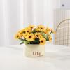 Simulation Bonsai Realistic Non-Withered Aesthetics Decorative Ins Rustic Sunflower Simulation Pot Table