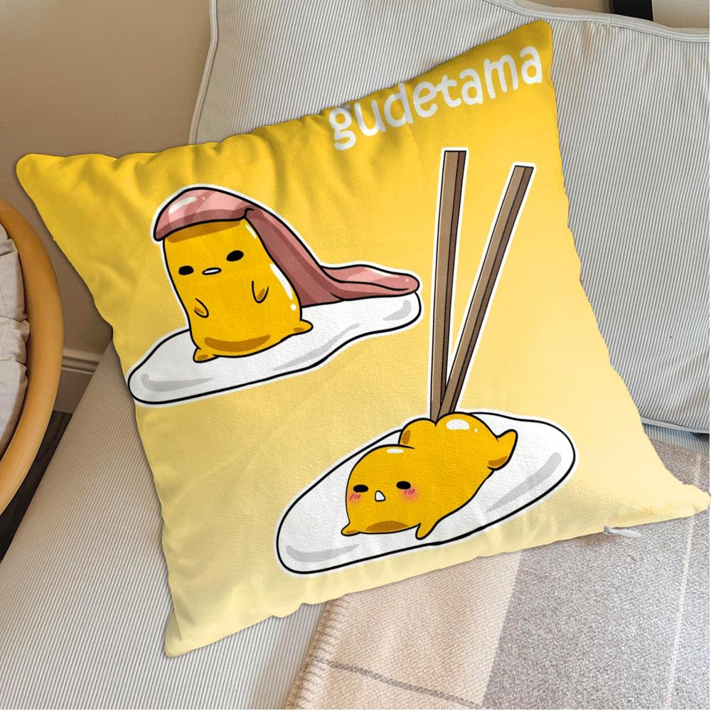 Christmas Pillow Cases Decorative Kawaii G-Gudetama Living Room Decoration Cushion Cover 40*40 Personalized Gift Sofa Covers