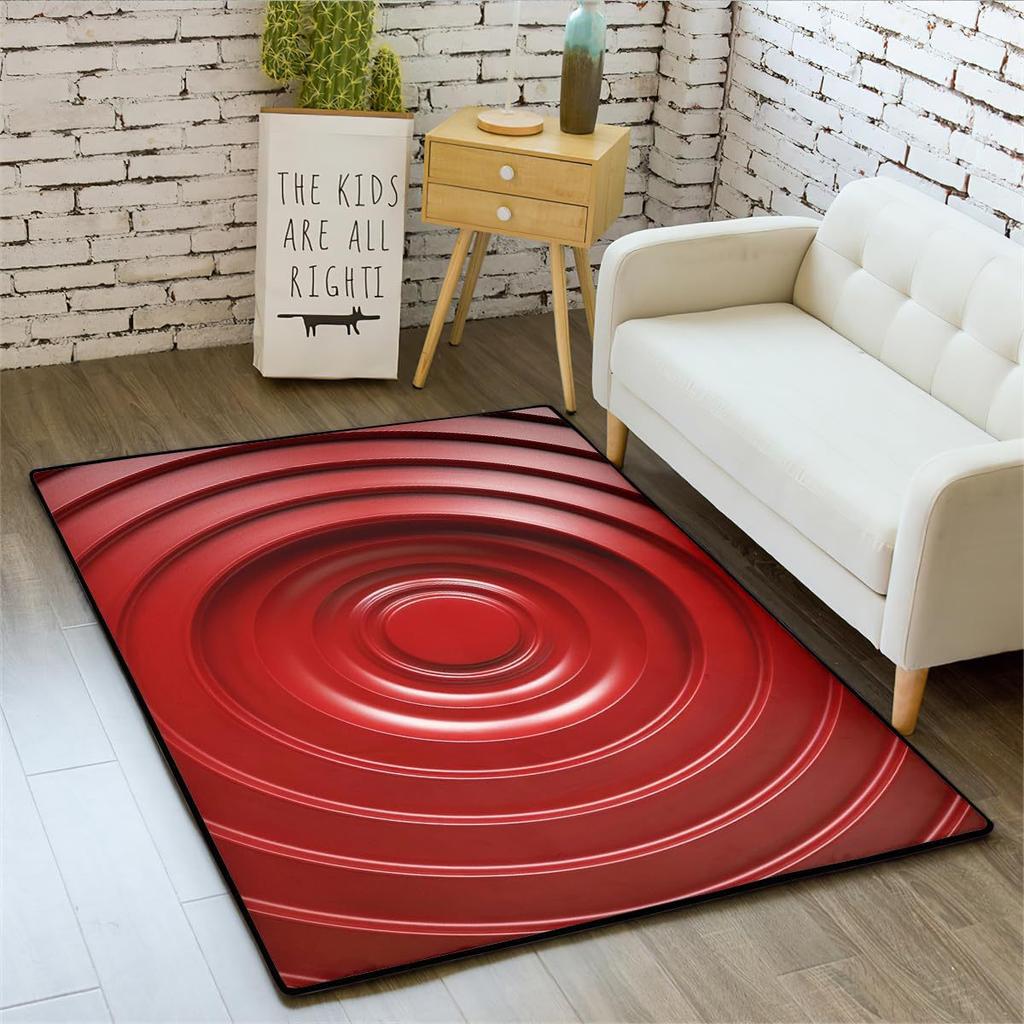 3D Optical Illusion Living Room Carpet Bedroom Living Room Anti-slip Floor Rug Soft Hallway Kitchen Floor Mats Home Decoration