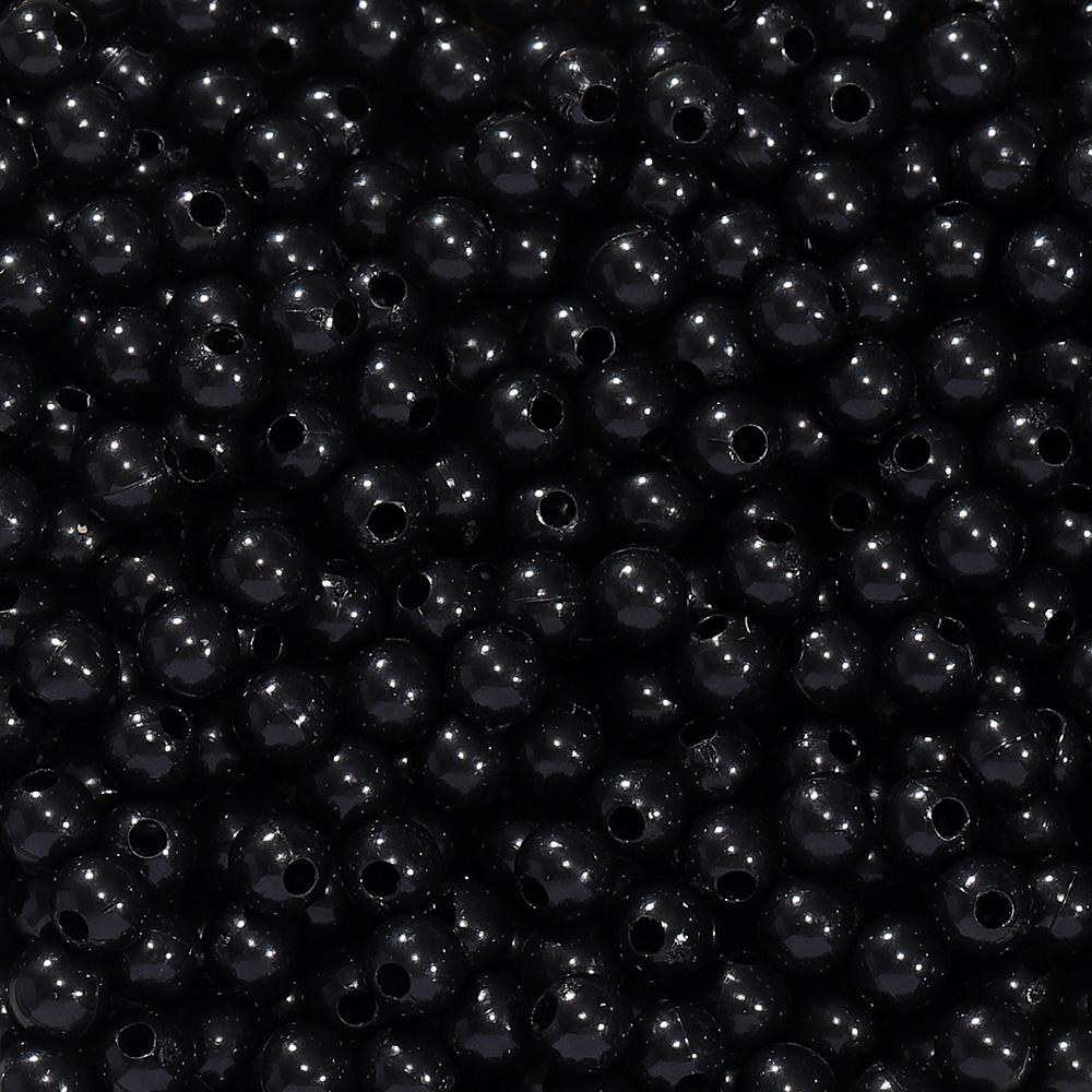 10g/lot 4mm Multicolor Acrylic Round Shape Loose Spacer Beads for Diy Handmade Necklace Earring Jewelry Making Accessories