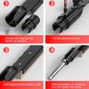 High Carbon Steel Adjustable Ceiling Fastener Tool Quick Changes Sockets 10 12 13 14 17mm Compact Design