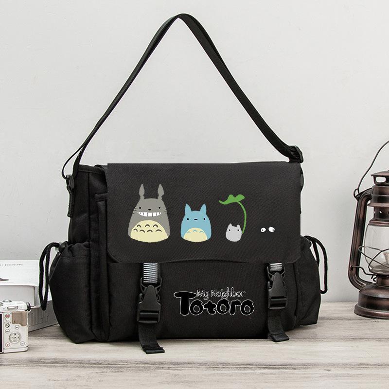 Totoro Miyazaki schoolbag boys and girls junior high school students backpack cartoon animation backpack fashion trend travel bag
