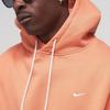Nike Solid Color Drawstring Hooded Long Sleeve Sweatshirt Men Tops Orange CV0552-863