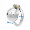 Chastity Lock Cock Cage Male Chastity Device Restrict Erection Stainless Steel Penis Rings SM Erotic Adult Sex Toys for Men Gay