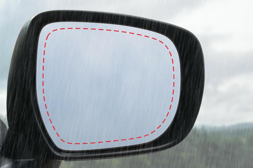 ClearView 2 Piece Set, Made In Japan, SUZUKI SPACIA CUSTOM 2023 Model Compatible, Hydrophilic