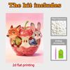 Disney Pearl Art Painting Zootopia Apple Cottage Handmade diy5D Pearl Gem Painting Pictures Crafts Special Shape Home Wall Decoration