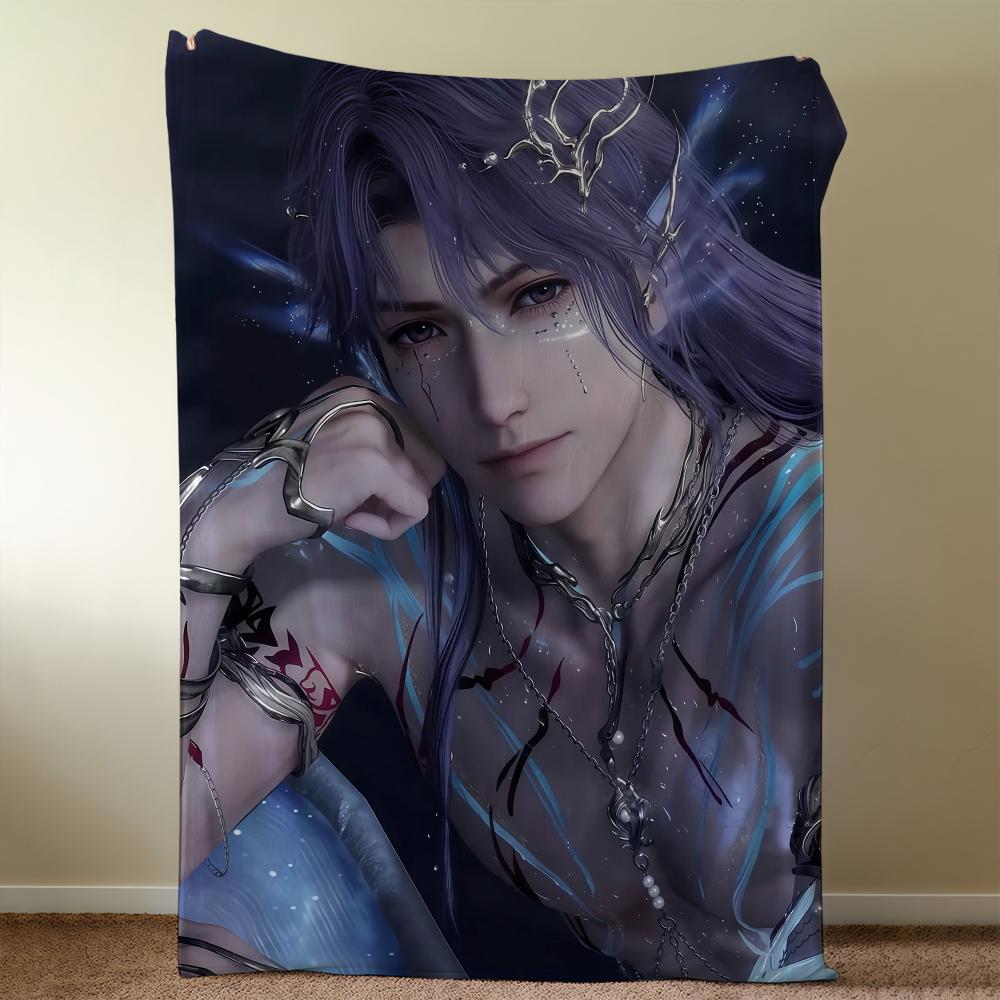 Rafayel Love And Deepspace Blanket Throw Super Cosy Plush Living Room Sofa Couch Childish Birthday Gifts 75x90cm