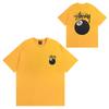 Camiseta de Algodón Streetwear para Hombre y Mujer Corte Holgado Manga Corta Camiseta Gráfica Casual Unisex Cuello Redondo