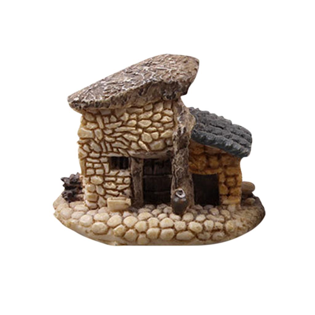 Gardening Creative Micro Small House Villa Resin Decoration