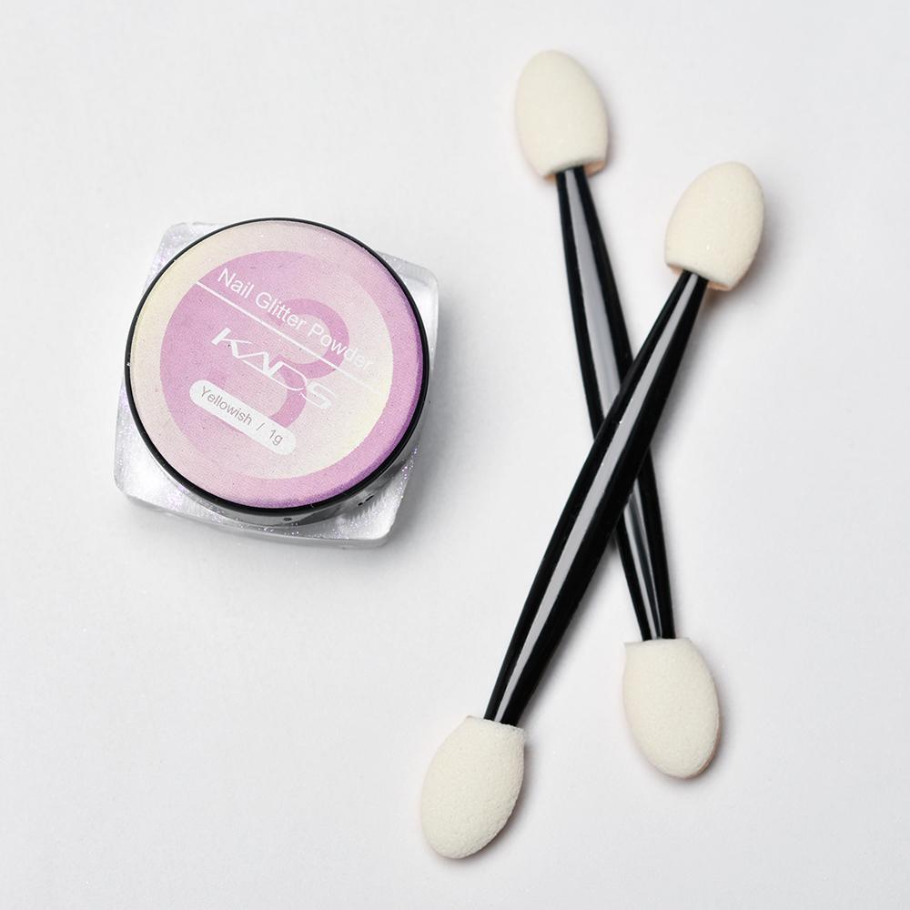 kads 1g/Box Gold Sliver Nail Glitter Powder Mirror Shining Nail Art DIY Chrome Pigment Glitters Chrome Pigment Powder Dust Nails