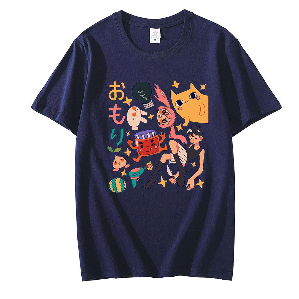 2026 Omori T Shirt Summer Casual Top Fashion Printing Harajuku Cotton Polyester Short Sleeved Tops Cosplay Tee