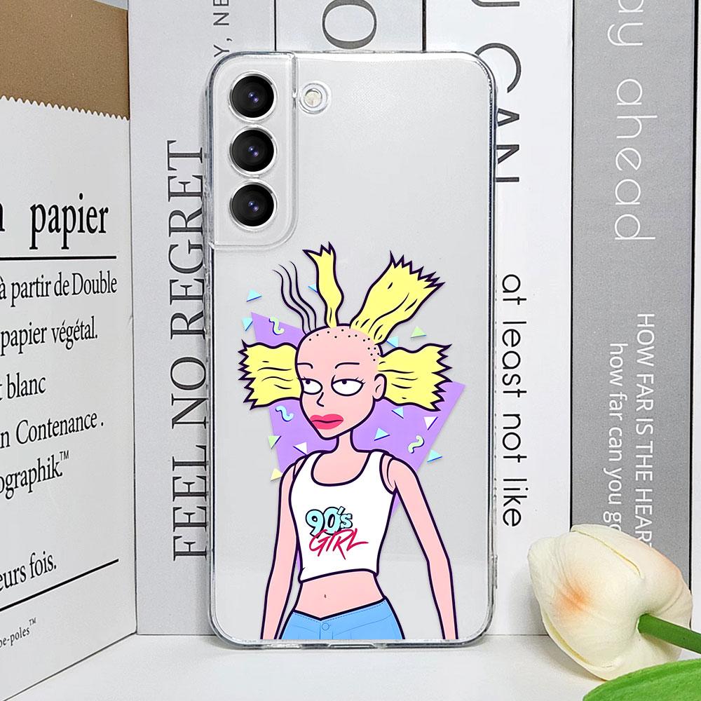 Cartoon Lustig R-Rugrats Handyhülle für Samsung Galaxy S25 S24 S23 Ultra S22 Plus S21 S23 FE Transparent Weiche Hüllen Fundas Coque