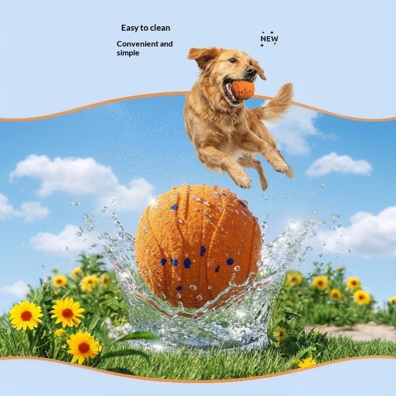 Indestructible Honeycomb Electric Dog Toy Ball Automatic Moving Interactive Pet Chew Ball For Dog Training Indoor Play