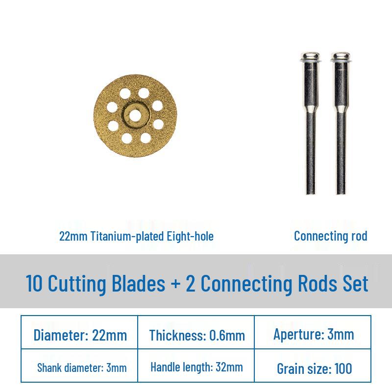 Diamond Cutting Disc for Grout, Jade, Glass, Ceramic; Seam Cleaning Blade for Hand Drill, Small Slice for Wine Bottles.