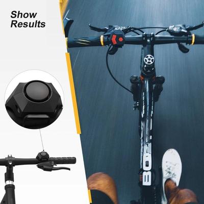 120db Hög Cykel Elektronisk Hornklocka Uppladdningsbar Cykel Stöldskyddsklocka Horn Vattentät Cykel Skoter Varningslarm Ring