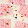 Stampo per cioccolato in silicone a forma di animale con frutta, coniglio, pesce, caramelle, gelatina, cuore geometrico, decorazione per torte, vassoio per ghiaccio, regali