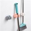 Wall Mounted Mop Holder Home Organizer Mop Broom Holder Rack Shelf Hanger Mop Rack Kitchen Bathroom Suction Hanging Pipe Hooks