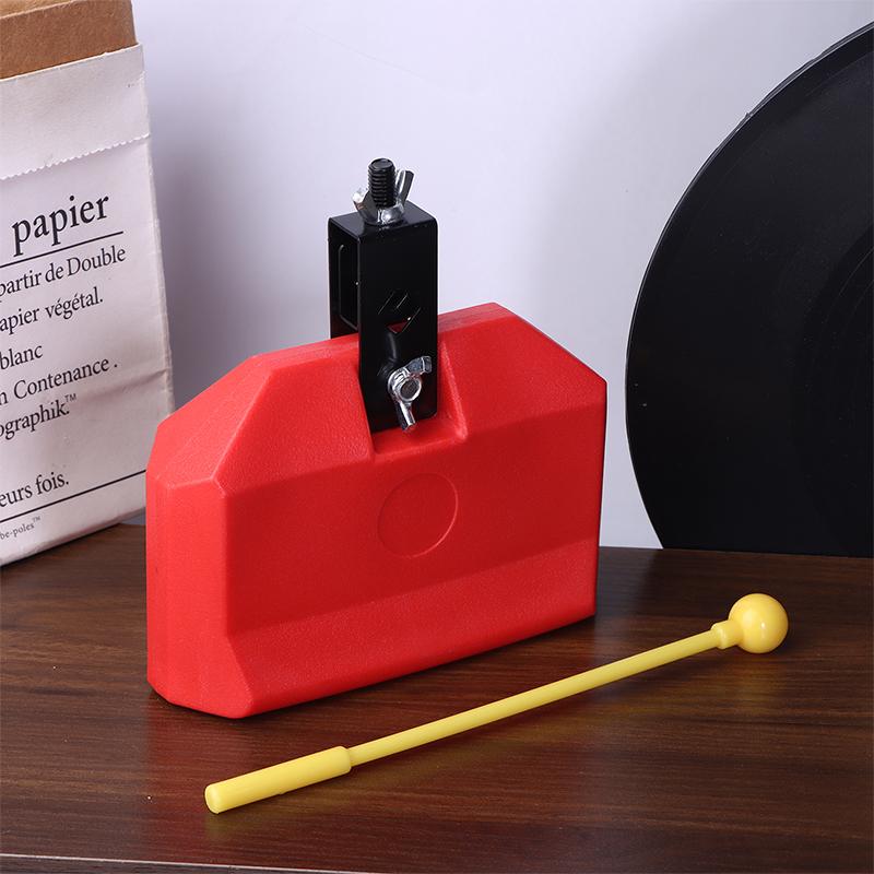 Cowbell Clapper Drum With 1 Hammer Pitched Durable Treble Jazz Drum Abs Bell Percussion Instruments Accessories Drums Part