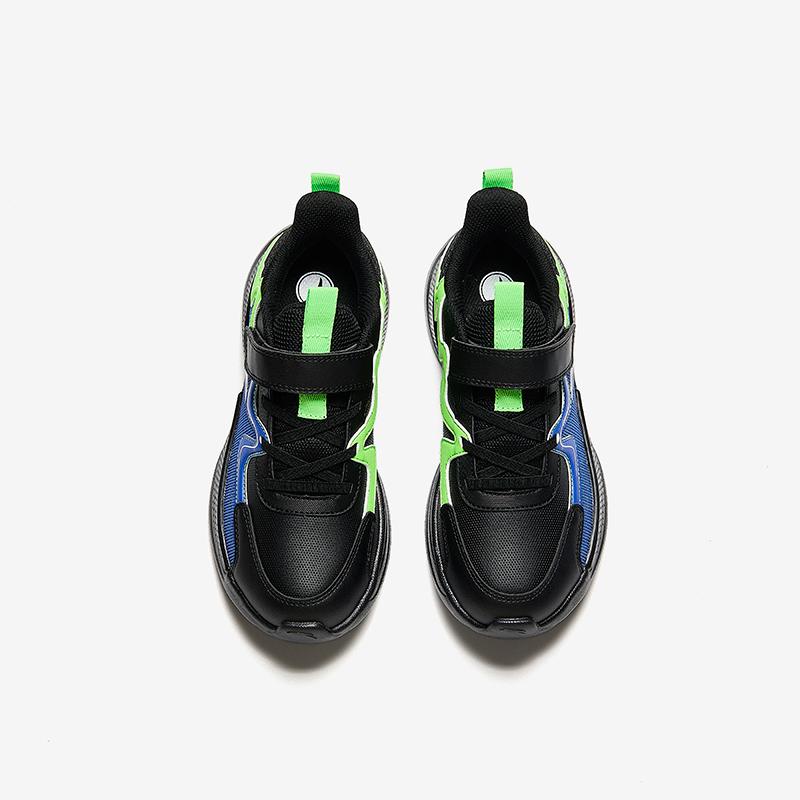 Anta Kids Synthetic Leather Comfortable Versatile Trendy Fashion Lightweight Shock Absorption Low-Top Running Shoes Kids Running Shoes A12445555N-2