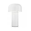 (White) Led Creative Mushroom Rechargeable Table Lamp 3w 3 Lighting Levels Metal Night Light