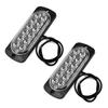 Lorry Warning Tail Light 12V 24V 12LED LED Side Marker Indicator Light Auto Car External Lights