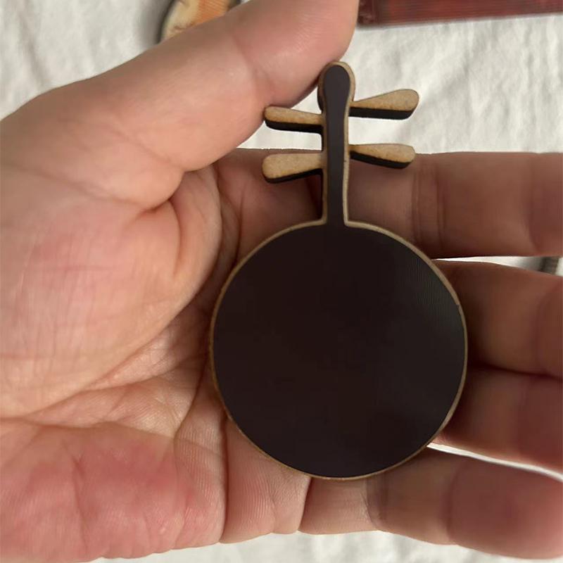 Chiński Styl Narodowy Instrument Muzyczny Naklejka na Lodówkę Rekwizyty Fotograficzne Pipa Antyczny Styl Dekoracyjne Naklejki Magnetyczne