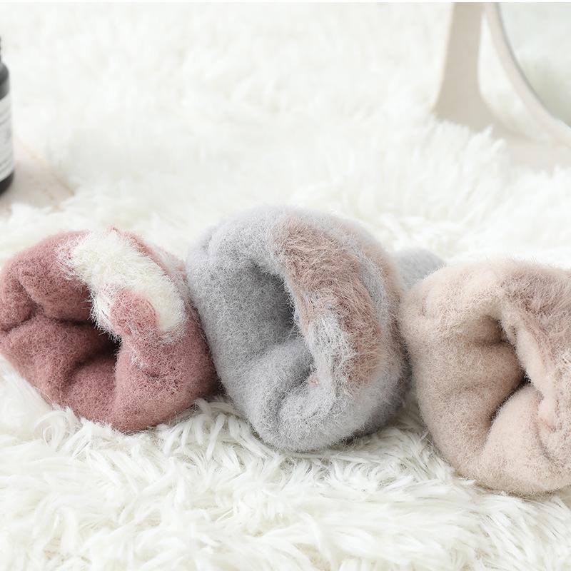 Damen Winter Dicke und Warme Handschuhe Niedliche Radsport und Fahrten im Winter Kälteschutz Garn Touchscreen Handschuhe