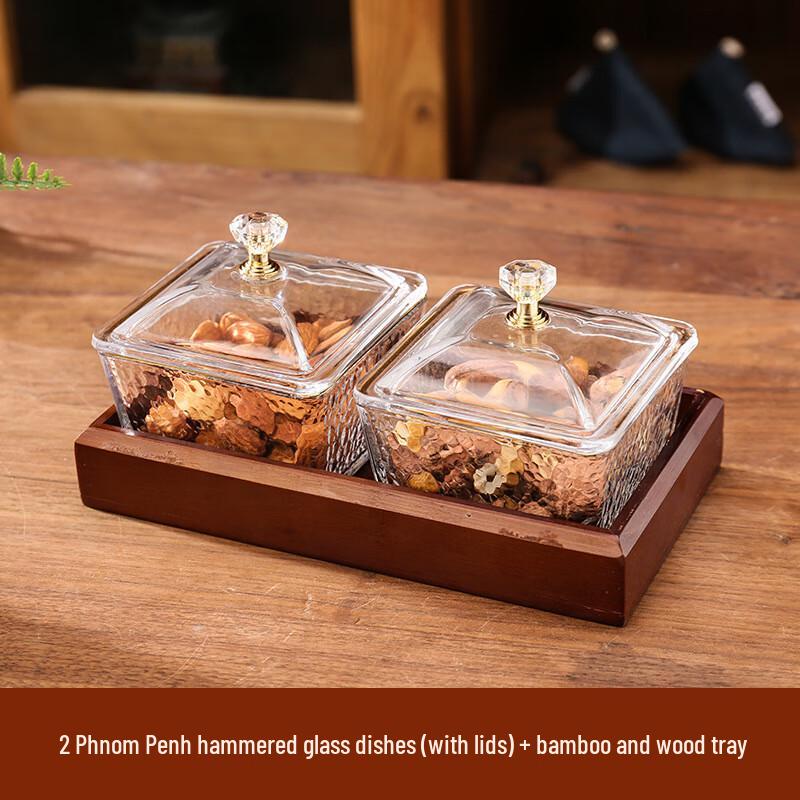 ME Hammered Glass Fruit & Snack Bowl Set 1 Set