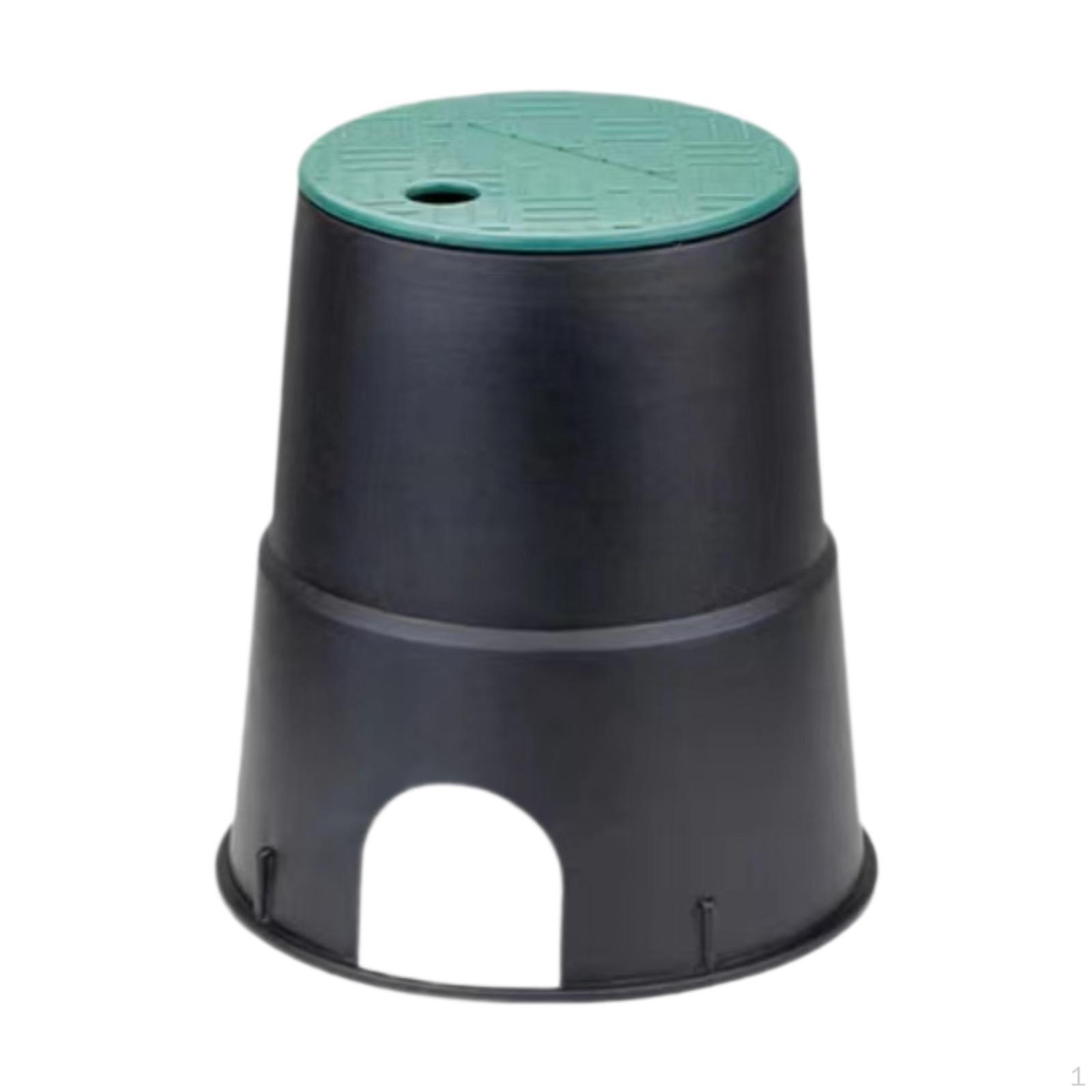 

Sprinkler Valve Box, Underground Easy to Install Premium with Lid Irrigation Box