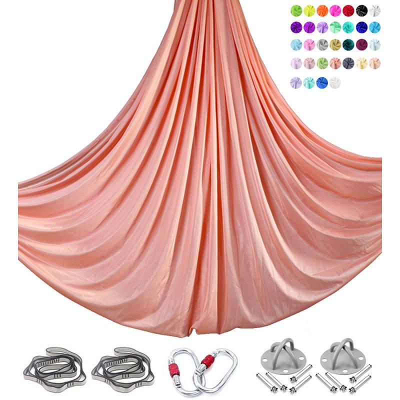 6m Nylon Aerial Yoga Hammock Set for Home and Studio Use