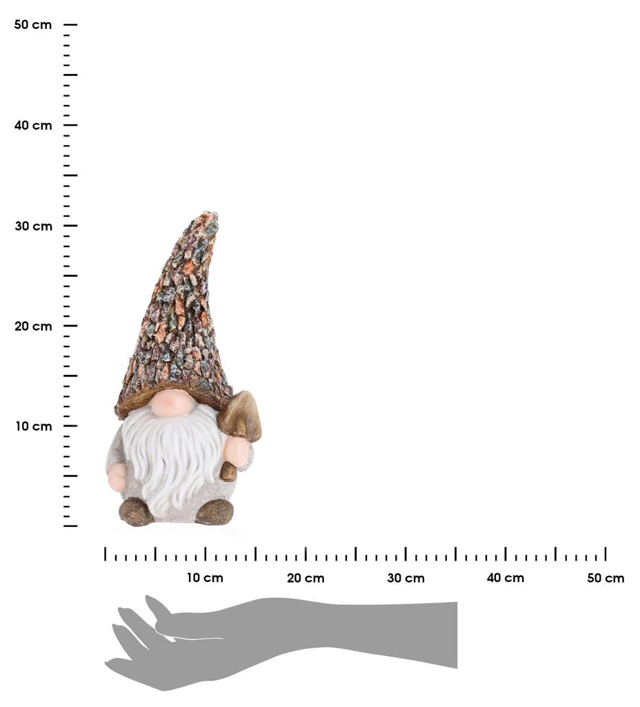 Figurka Ogrodowa Gnom 30 Cm Wzór 2