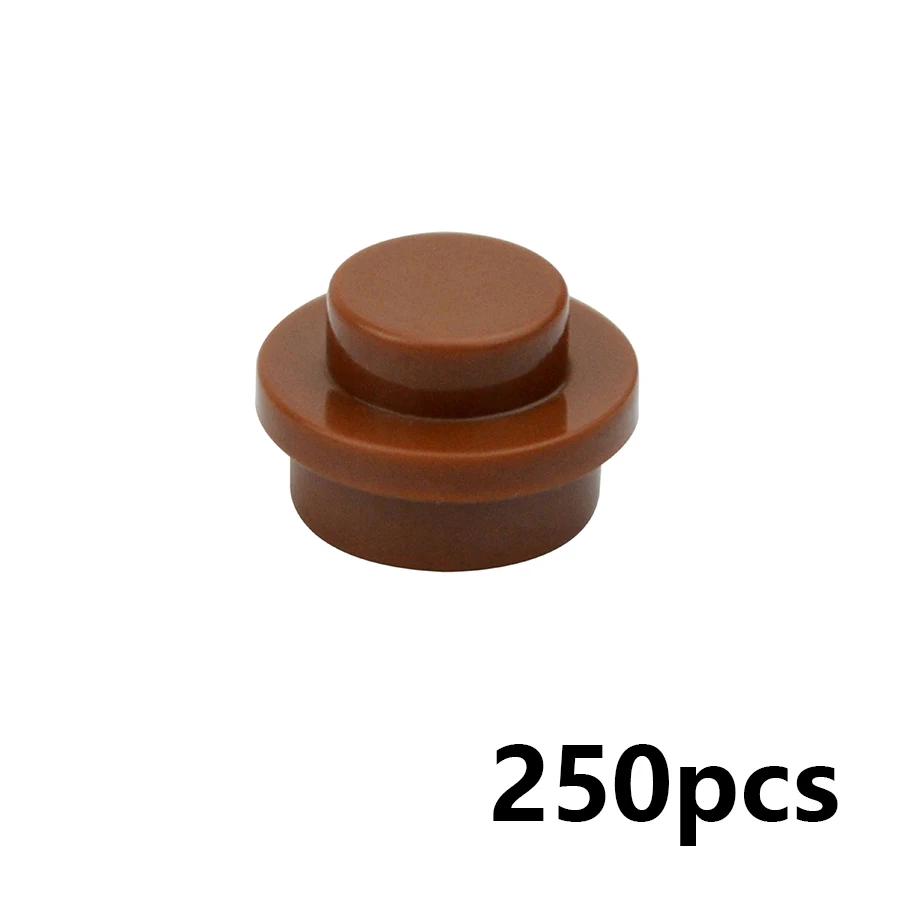 250 ks MOC Skládací dílky 4073 6141 15570 Deska Kulatá 1x1 Bod DIY Stavebnice 1*1 Figurky Lampy Cihličky Hračka pro děti