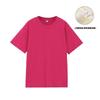 Summer Shoulder Cotton Short-sleeved T-shirt Women's Round Neck Solid Color Loose Large Size Women's New Top