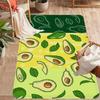 Avocado Room Mats Retro Multiple Choice Living Room Kitchen Rug Non-Slip Welcome Rug
