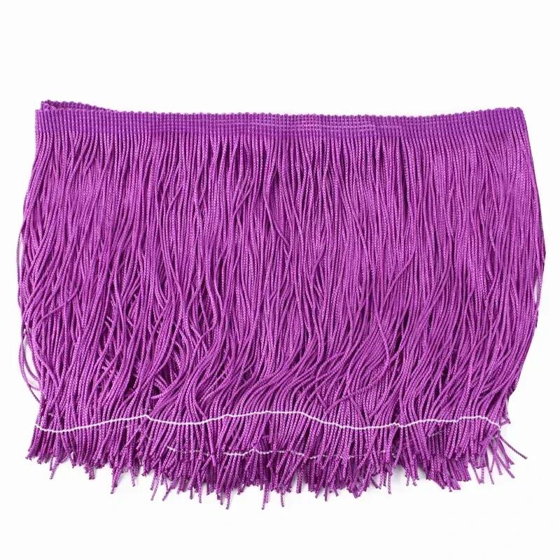 5M Meetee Polyester Tassel Fringes 10-30cm Lace Trim Ribbon for Dress Curtain Decorative Ribbons Fringe Fabric Sewing Accessory